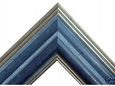 40 x 60 cm Blau aus Massivholz