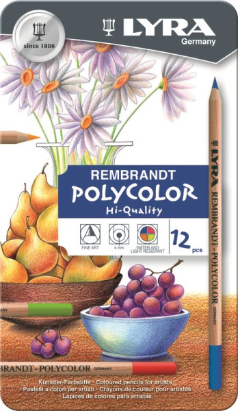 REMBRANDT Polycolor 12 Farbstifte