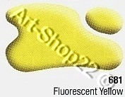 SYSTEM 3 Acrylfarbe Fluorescent-Gelb 75 ml