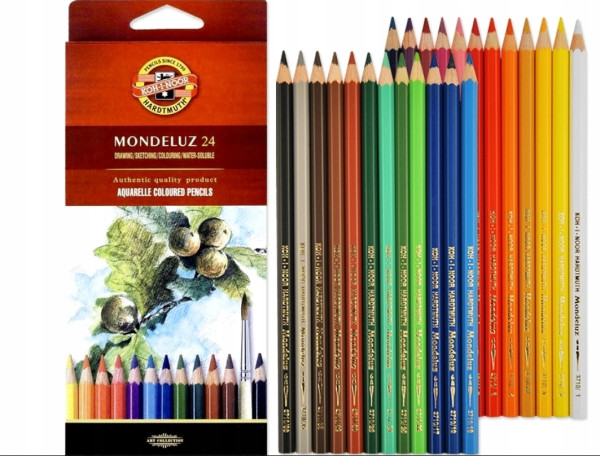 Koh-I-Noor Mondeluz Aquarell-Farbstifte 24